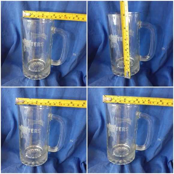 Hooters Glass Cleared Etched Logo with Budweiser Hooters Logo 12.50 🇨🇦shipping - Picture 12 of 16